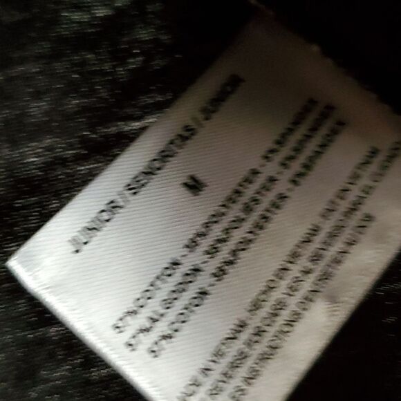 NWT Energie Women's Black Cross Front Shirt Size Medium - Picture 4 of 12